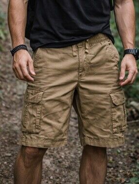 South Pole Easy Cargo shorts Size XL brown